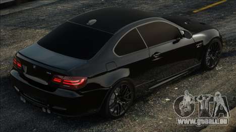 BMW M3 E92 Black pour GTA San Andreas