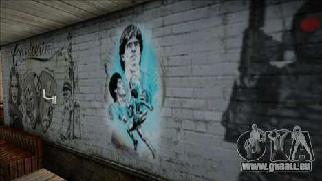 Mural Maradona pour GTA San Andreas