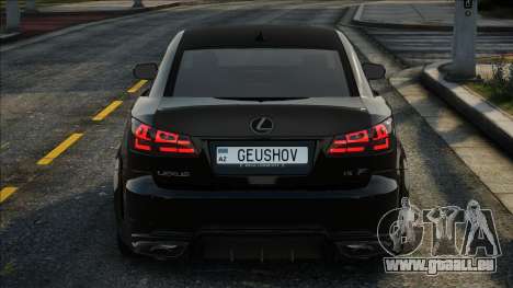 Lexus IS F Black pour GTA San Andreas