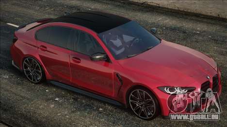 BMW M3 Competition g80 2021 Red für GTA San Andreas