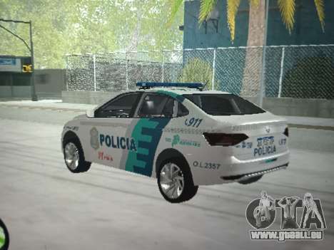 Volkswagen Virtus PBA Police pour GTA San Andreas