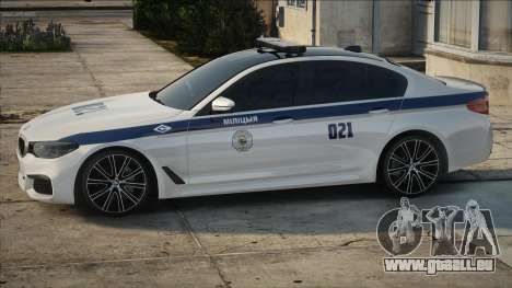 BMW G30 MILITSIYA pour GTA San Andreas