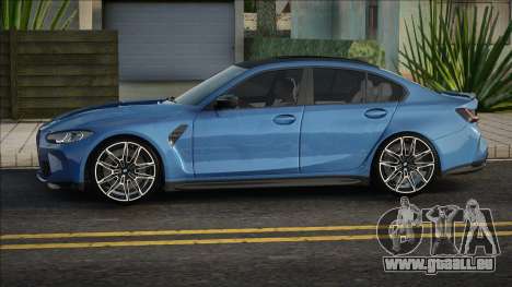 BMW M3 Competition G80 2021 Blue für GTA San Andreas