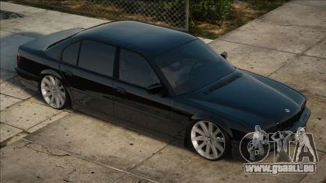 BMW E38 Schwarz auf Lager für GTA San Andreas