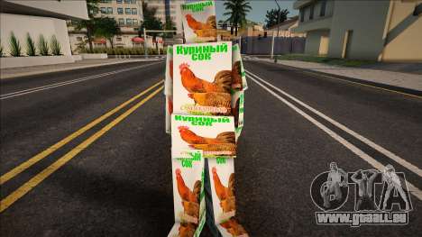 Jus de poulet pour GTA San Andreas