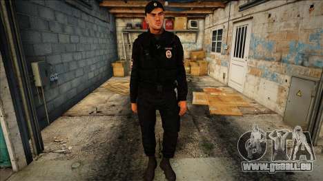 Lieutenant du service de patrouille en gilet par pour GTA San Andreas