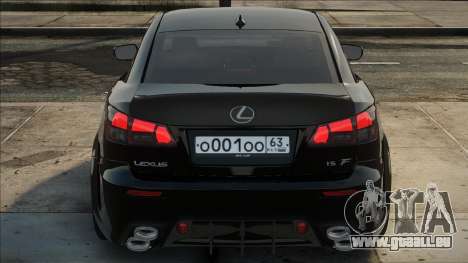 Lexus IS-F Blek pour GTA San Andreas