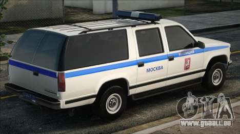 Chevrolet Suburban GMT400 1998 Milice pour GTA San Andreas