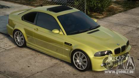 BMW M3 E46 Yellow pour GTA San Andreas