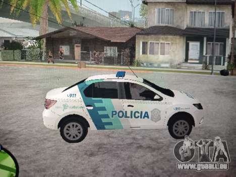 Renault Logan Police pour GTA San Andreas