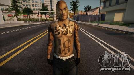 Barrio 18 Street Gang Man 3 pour GTA San Andreas