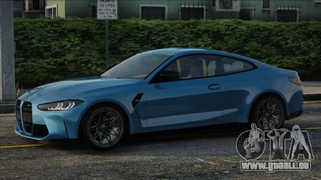 BMW M4 2020 Blau für GTA San Andreas