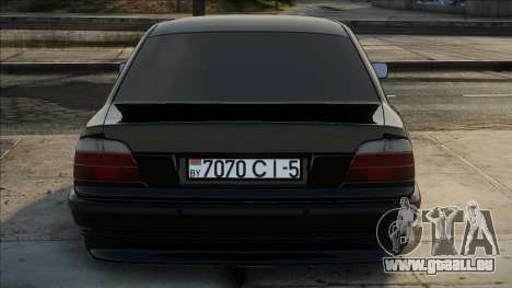 BMW E38 Schwarz auf Lager für GTA San Andreas