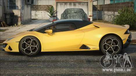 Lamborghini Huracan Evo Spyder 2019 Ye für GTA San Andreas