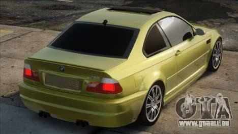 BMW M3 E46 Yellow pour GTA San Andreas