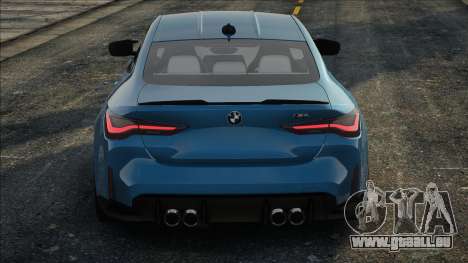 BMW M4 2020 Bleu pour GTA San Andreas