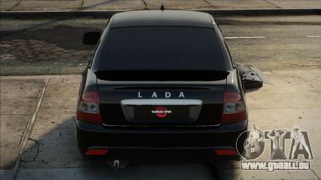 Lada Priora Black à Stoke après un accident pour GTA San Andreas