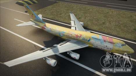 ANA In a Pokemon Livery B747-400 Skin pour GTA San Andreas