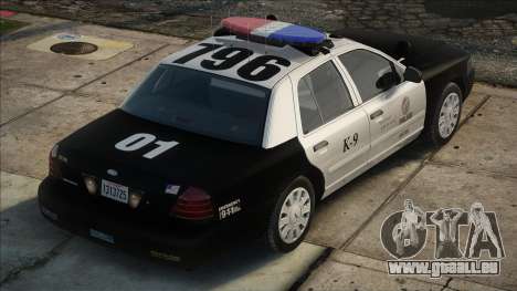 LAPD 2011 Ford Crown Victoria K-9 pour GTA San Andreas