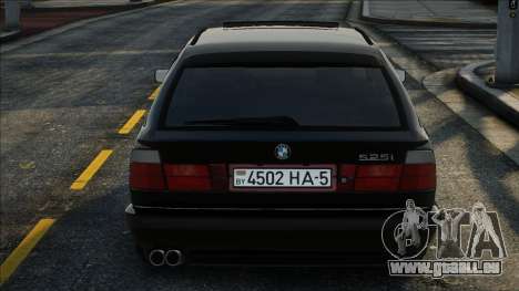 BMW e34 525i Touring 1996 Black pour GTA San Andreas