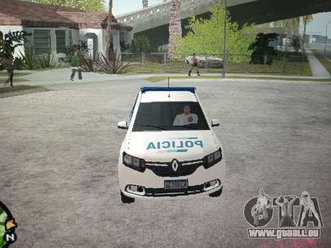 Renault Logan Police pour GTA San Andreas