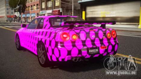 Nissan Skyline R34 Heroshi S8 für GTA 4