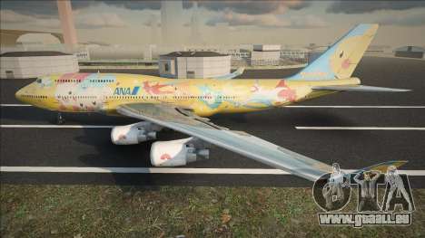 ANA In a Pokemon Livery B747-400 Skin für GTA San Andreas