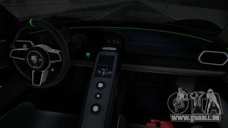 Porsche 918 Spyder 2014 Blek pour GTA San Andreas