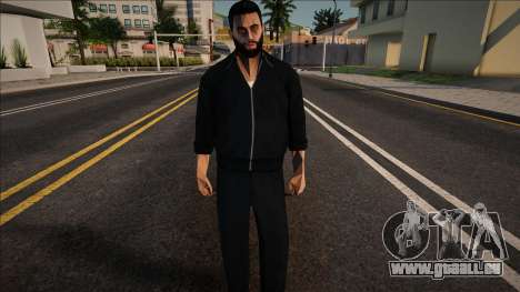 Un homme avec une barbe et des cicatrices pour GTA San Andreas