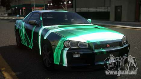 Nissan Skyline R34 Heroshi S3 für GTA 4