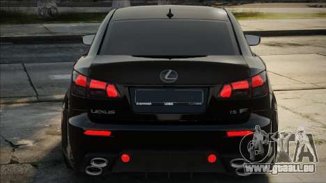 Lexus IS-F Black pour GTA San Andreas