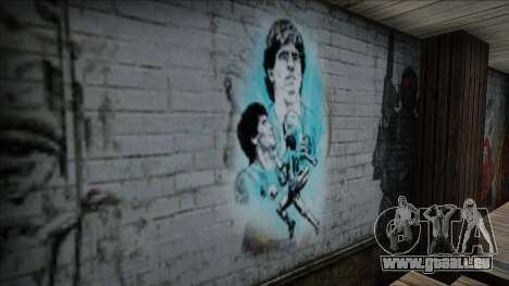 Mural Maradona pour GTA San Andreas