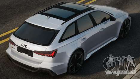 Audi RS6 Avant 2020 White pour GTA San Andreas