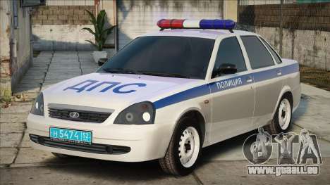 LADA Priora DPS Blanc pour GTA San Andreas