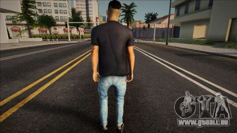 Un homme avec une barbe et un T-shirt pour GTA San Andreas