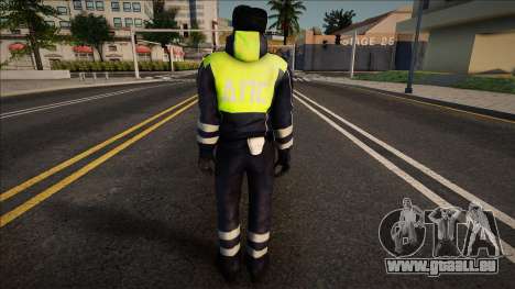 Verkehrspolizist in Winteruniform für GTA San Andreas