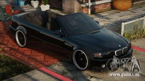 BMW M3 E46 Cabrio Blek pour GTA San Andreas