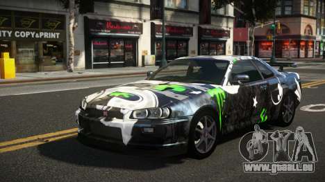 Nissan Skyline R34 Heroshi S5 für GTA 4