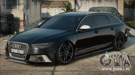 Audi RS6 Blek pour GTA San Andreas