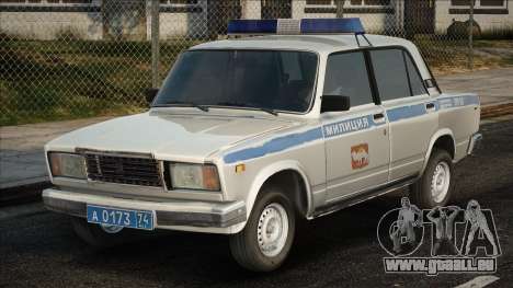 VAZ-2107 Alte Miliz für GTA San Andreas