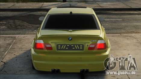 BMW M3 E46 Yellow pour GTA San Andreas