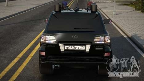 Lexus LX570 FBI pour GTA San Andreas