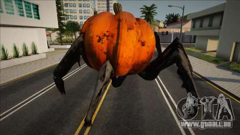 Calabaza arana con movimiento en lengua de Hallo pour GTA San Andreas