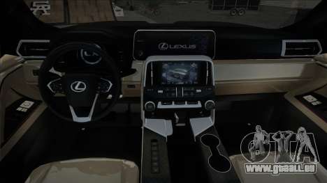 Lexus LX600 Black für GTA San Andreas