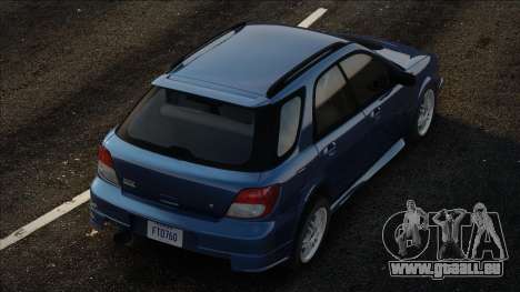 Subaru Impreza Wagon Blue pour GTA San Andreas