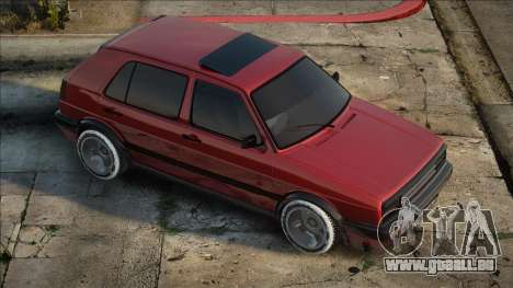 Volkswagen Golf 2 RED pour GTA San Andreas