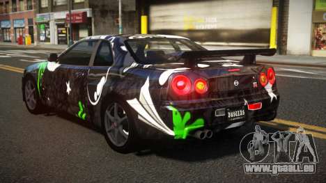 Nissan Skyline R34 Heroshi S5 für GTA 4