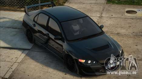 Mitsubishi Lancer Evolution IX Blek für GTA San Andreas