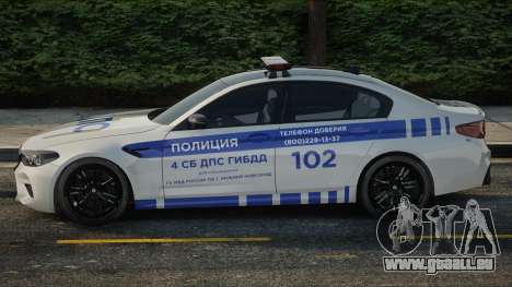 BMW M5 F90 - Police de la circulation pour GTA San Andreas