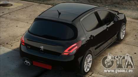 Peugeot 308 Black pour GTA San Andreas